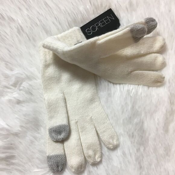 Bundle INC Gemstone head wrap and Tech Gloves Ivory OS - Picture 7 of 7